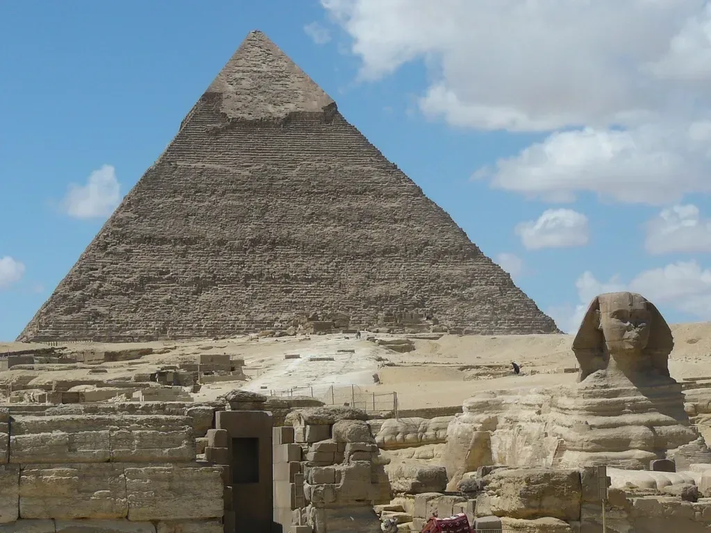 See the Pyramids of Giza